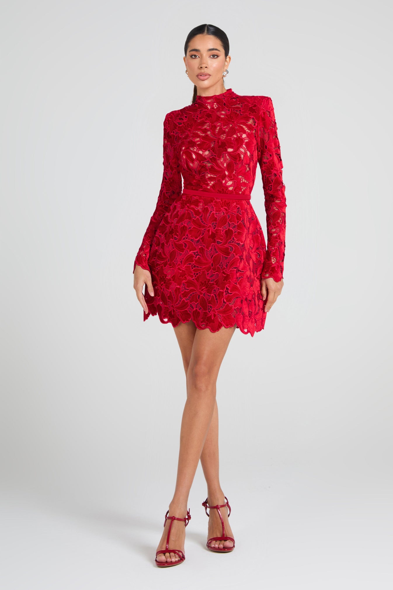 Lydia Red Dress – NADINE MERABI