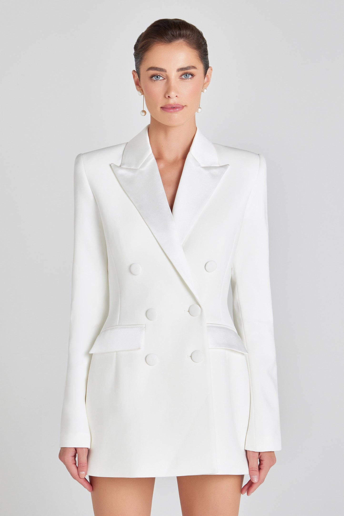 Monica White Blazer