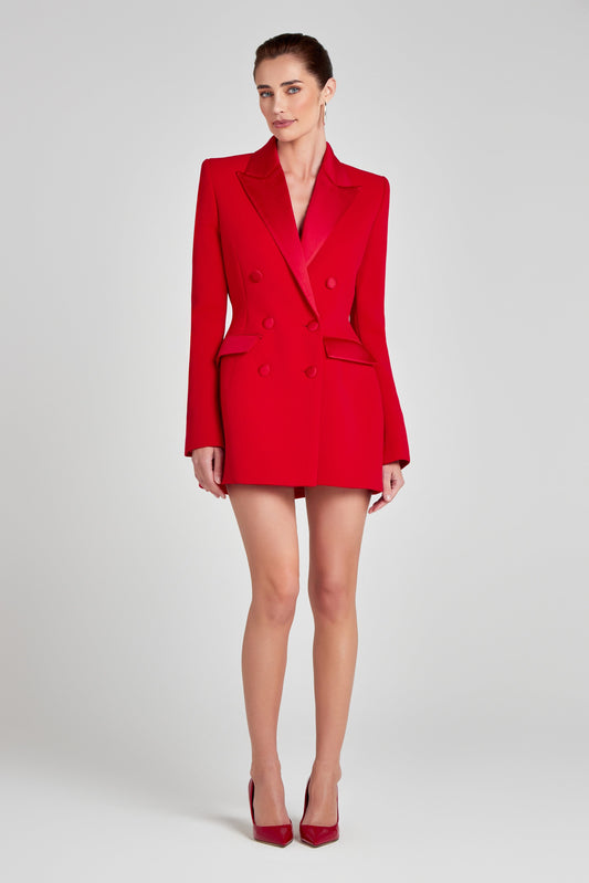 Monica Red Blazer